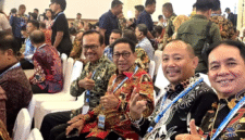 Bupati Murung Raya Heriyus, SE. Saat menghadiri Rakornas TPAKD di jakarta.