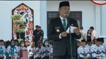 Wakil Bupati Rahmanto Muhidin Pimpin Upacara, Pemkab Mura Kuatkan Semangat Perjuangan dan Guru