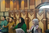 Wakil Ketua I DPRD Kabupaten Murung Raya, Dina Maulidah, menghadiri pembukaan pelatihan UPPKA Naik Kelas 