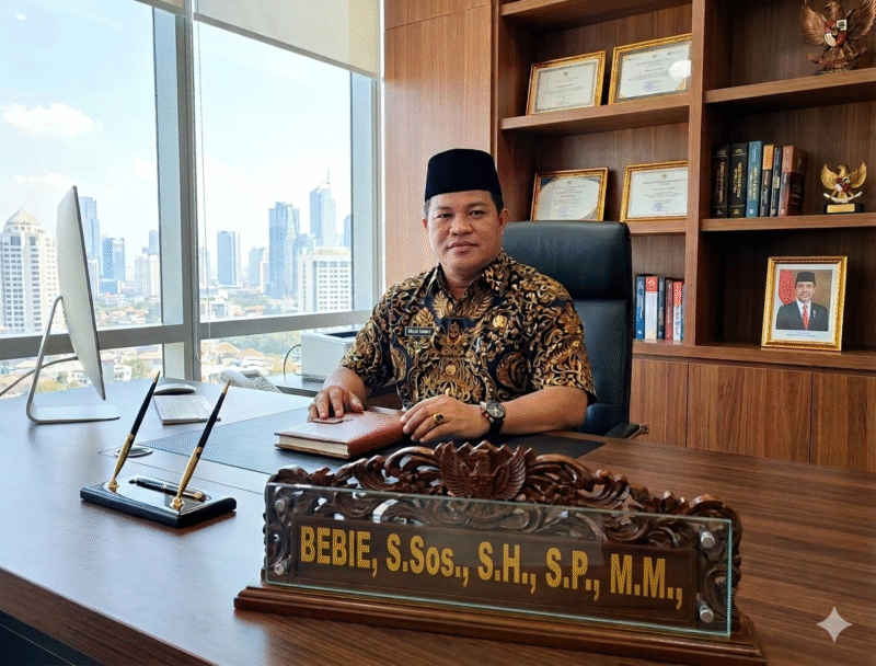 Ketua Komisi II DPRD Kabupaten Murung Raya, Bebie, S.Sos., SH, SP, MM, MAP,