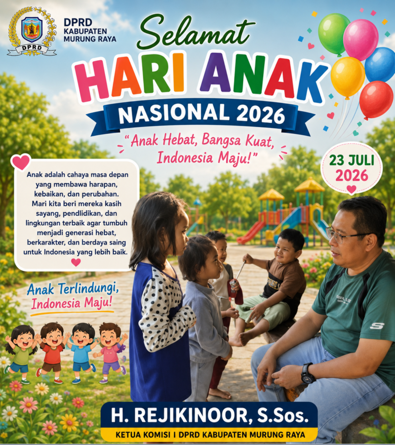 Ketua Komisi I DPRD Kabupaten Murung Raya, H. Rejikinoor, S.Sos.