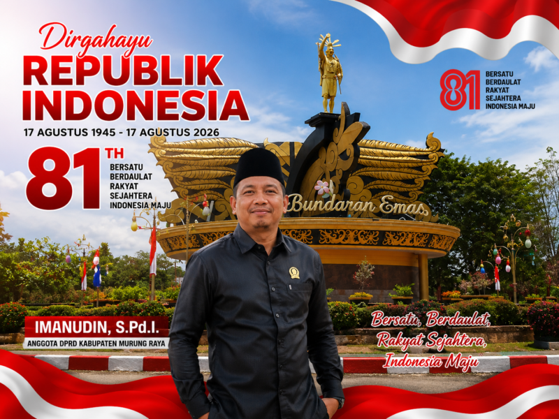 Anggota DPRD Kabupaten Murung Raya, Imanudin, S.Pd.I.