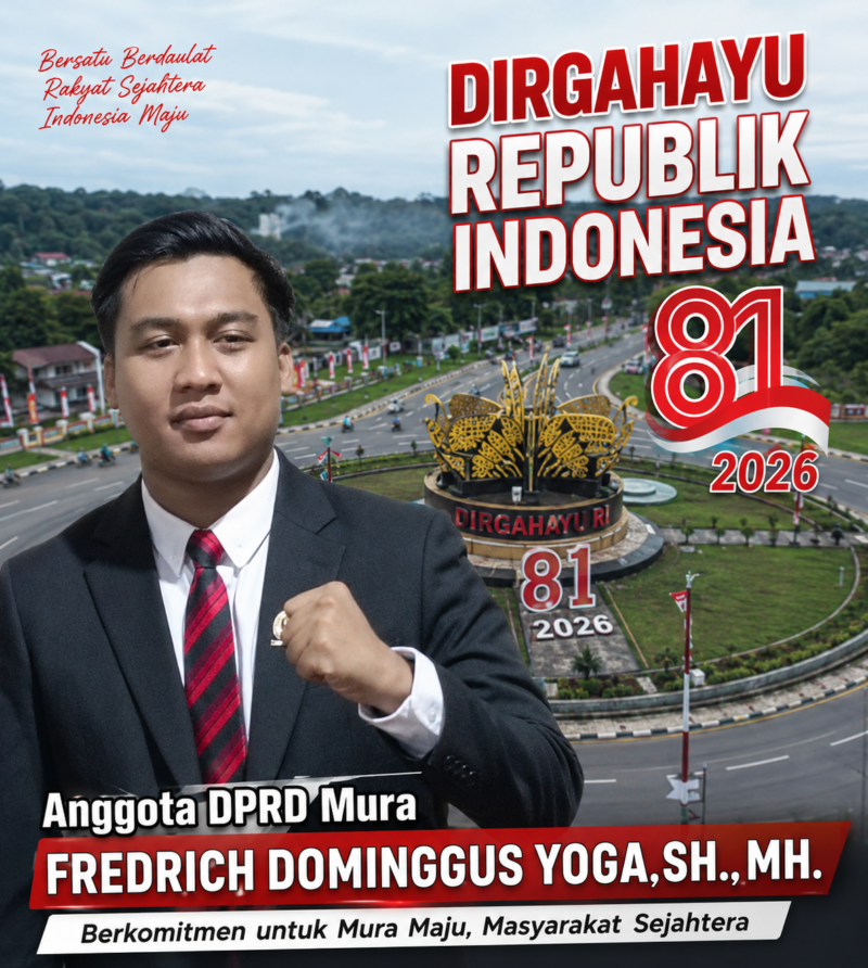 Anggota DPRD Mura, Fredrich Dominggus Yoga SH.,MH.